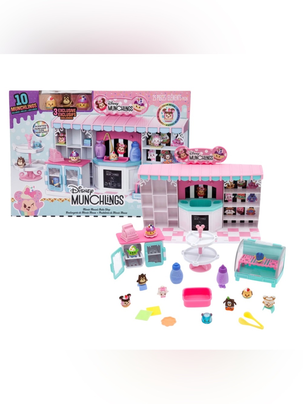 Disney Store Disney Munchlings Exclusive Minnie's Main Street Bake Shop